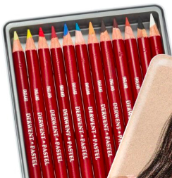 Набор пастельных карандашей Derwent Pastel Pencils 12 цветов для портретов (оттенки кожи)