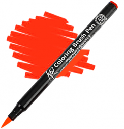 Маркер акварельный Sakura Koi Coloring Brush Pen с кистью