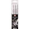 Набор белых гелевых ручек Sakura Gelly Roll 3 штуки с толщиной пера линера 0.5 мм купить в художественном магазине Скетчинг ПРО с доставкой по РФ и СНГ