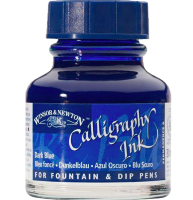 Тушь Winsor&Newton Calligraphy Ink тёмно-синяя для каллиграфии прозрачная, 30 мл