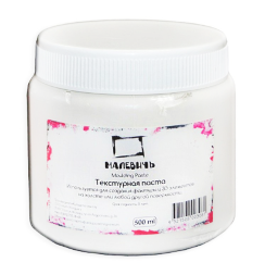 Паста текстурная для акриловой живописи Малевичъ в банке 500 мл