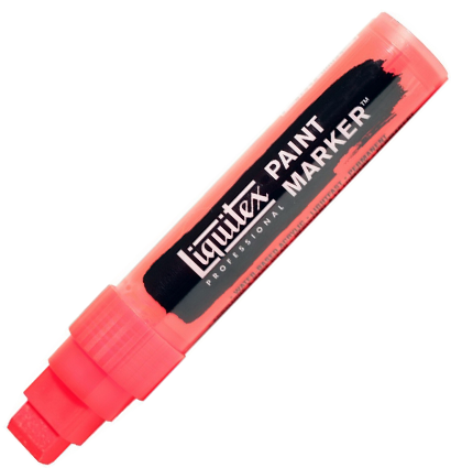 Маркер акриловый Liquitex Paint Marker широкий 15 мм 983 красный флуоресцентный