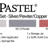 Набор пастели PanPastel 3 цвета "Металлик Олово, Серебро и Медь" по 9 мл