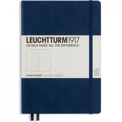 Записная книжка Leuchtturm «Medium» A5 в точку темно-синий 251 стр.