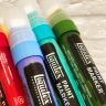 Маркер акриловый Liquitex Paint Marker широкий 15 мм 984 синий флуоресцентный купить в магазине Скетчинг ПРО