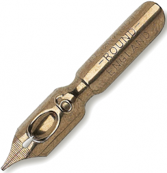 Бронзовое перо Manuscript Round Hand №6 0.55 мм для каллиграфии