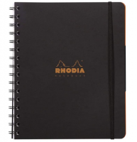 Блокнот в линейку Rhodia Business полипропиленовая обложка черный А5 / 90 листов / 90 гм