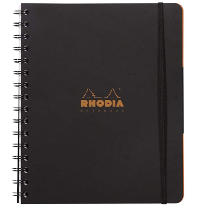 Блокнот в линейку Rhodia Business полипропиленовая обложка черный А5 / 90 листов / 90 гм