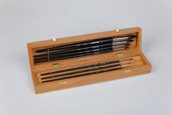 Набор кистей для рисования Roubloff №10 белка круглые 8 штук в шкатулке