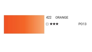 Краска акварельная SH WATER COLOR PRO туба 7,5мл №422 оранжевый