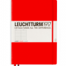 Записная книжка Leuchtturm «Master» A4+ в линейку красная 235 стр.