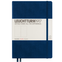Записная книжка Leuchtturm «Medium» A5 нелинованная темно-синий 251 стр.