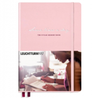 Записная книжка воспоминаний Leuchtturm "Несколько строк в день" А5 на 5 лет розовая 365 стр.