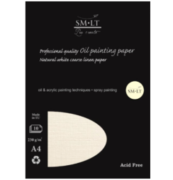 Альбом-склейка для масляных красок Oil painting paper А4 / 10 листов / 230 гм