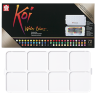 Набор акварели Sakura Koi Pocket Sketch Box 72 цвета в кейсе + губка и кисть купить в художественном магазине Скетчинг Про с доставкой по РФ и СНГ