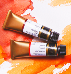 Набор акварельных красок Mijello Mission Gold Watercolor Pure Pigment  17 цветов в тубах 15 мл