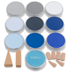 Набор пастели PanPastel Seascape 10 морских цветов в контейнерах по 9 мл
