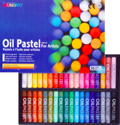Пастель Mungyo Artists Oil Pastel масляная круглая 36 цветов в картонной упаковке
