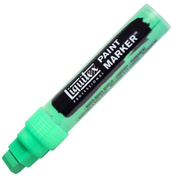 Маркер акриловый Liquitex Paint Marker широкий 15 мм 985 зелёный флуоресцентный