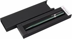 Ручка шариковая автоматическая Tombow ZOOM L105 City корпус зеленый линия 0.7мм подарочная упаковка, черная