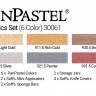 Набор пастели PanPastel 6 цветов "Металлик" по 9 мл и спонжи