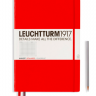 Записная книжка Leuchtturm «Master» A4+ в клетку красная 235 стр.