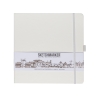 Скетчбук Sketchmarker белый с твердой обложкой квадратный 20х20 см / 80 листов / 140 гм