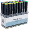 Finecolour Brush Marker набор маркеров с кистью 36 цветов в кейсе купить файнколор браш в магазине маркеров и товаров для рисования Скетчинг ПРО с доставкой по РФ и СНГ
