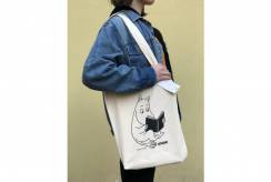 Сумка-шоппер «Муми-тролли. Фрекен Снорк с книгой» светлая