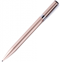Ручка шариковая автоматическая Tombow ZOOM L105 City корпус золотой линия 0.7мм подарочная упаковка, черная