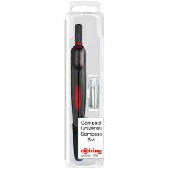 Циркуль Rotring Compact металлический в футляре 130 мм
