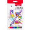 Набор капиллярных цветных линеров Bruynzeel Fineliners 12 штук базовые купить в художественном магазине Скетчинг Про с доставкой