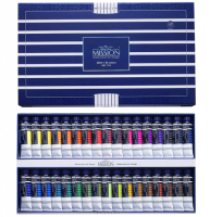 Набор акварельных красок Mijello Mission White Watercolor 34 цвета в тубах 15 мл