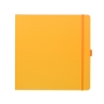 Скетчбук Sketchmarker неоновый апельсин с твердой обложкой квадратный 20х20 см / 80 листов / 140 гм