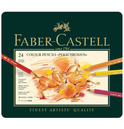 Polychromos цветные карандаши Faber-Castell набор из 24 цветов
