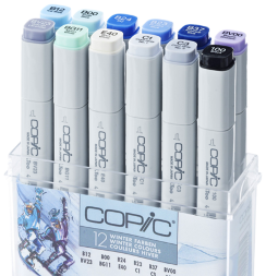 Набор маркеров COPIC CLASSIC 12 Winter Colours (зима)