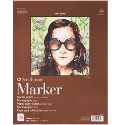 Альбом для маркеров Strathmore 400 Series Marker 27.9 х 35.6 см / 24 листа / 190 гм