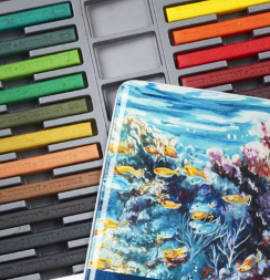 Акварельные блоки Derwent Inktense Blocks 36 цветов в фирменном кейсе