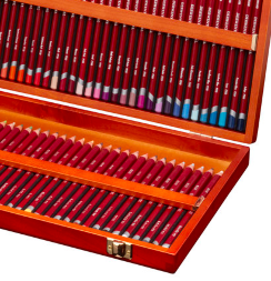 Набор пастельных карандашей Derwent Pastel Pencils 72 цвета в деревянном кейсе