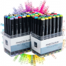 Finecolour Brush Marker набор маркеров с кистью 60 цветов в кейсе купить файнколор браш в магазине маркеров и товаров для рисования Скетчинг ПРО с доставкой по РФ и СНГ