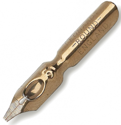 Бронзовое перо Manuscript Round Hand №3 1.35 мм для каллиграфии