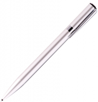 Ручка шариковая автоматическая Tombow ZOOM L105 City корпус серебряный линия 0.7мм подарочная упаковка, черная