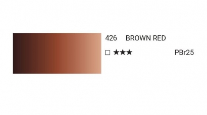 Краска акварельная SH WATER COLOR PRO туба 7,5мл №426 красно-коричневый