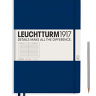 Записная книжка Leuchtturm «Master» A4+ в линейку темно-синяя 235 стр.