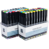 Finecolour Brush Marker набор маркеров с кистью 72 цвета в кейсе купить файнколор браш в магазине маркеров и товаров для рисования Скетчинг ПРО с доставкой по РФ и СНГ