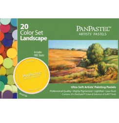 Набор пастели PanPastel "Пейзаж" 20 цветов в контейнерах по 9 мл