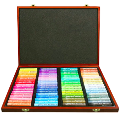 Масляная пастель Mungyo Gallery Oil Pastel 72 цвета в деревянном кейсе