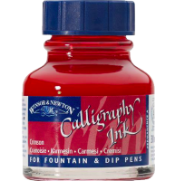 Тушь Winsor&Newton Calligraphy Ink малиновая для каллиграфии прозрачная, 30 мл