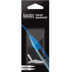 Набор сменных перьев для маркеров Liquitex Paint Marker Fine 4 штуки в блистере