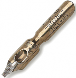 Бронзовое перо Manuscript Round Hand №2.5 1.65 мм для каллиграфии